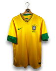 2012 - 13 Brazil Home Shirt - 7.5/10 - (L) - Eternal Pitch