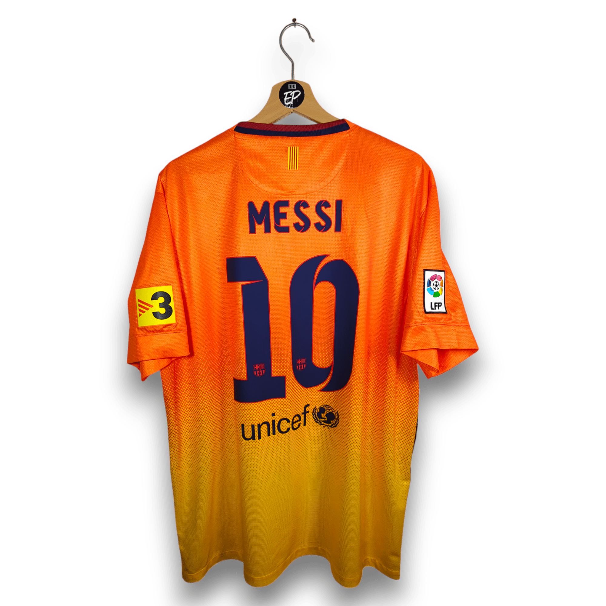 2012 - 13 FC Barcelona Away Shirt Messi 10 - 9.5/10 - (XL) - Eternal Pitch