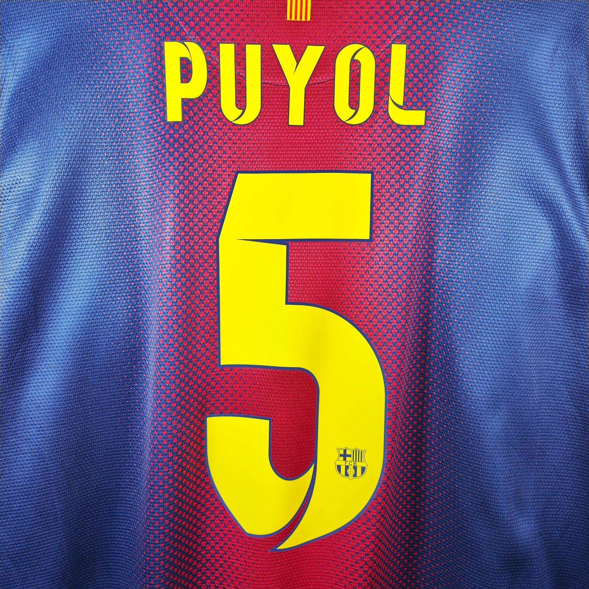 2012 - 13 FC Barcelona Home Shirt Puyol 5 - 8.5/10 - (L) - Eternal Pitch