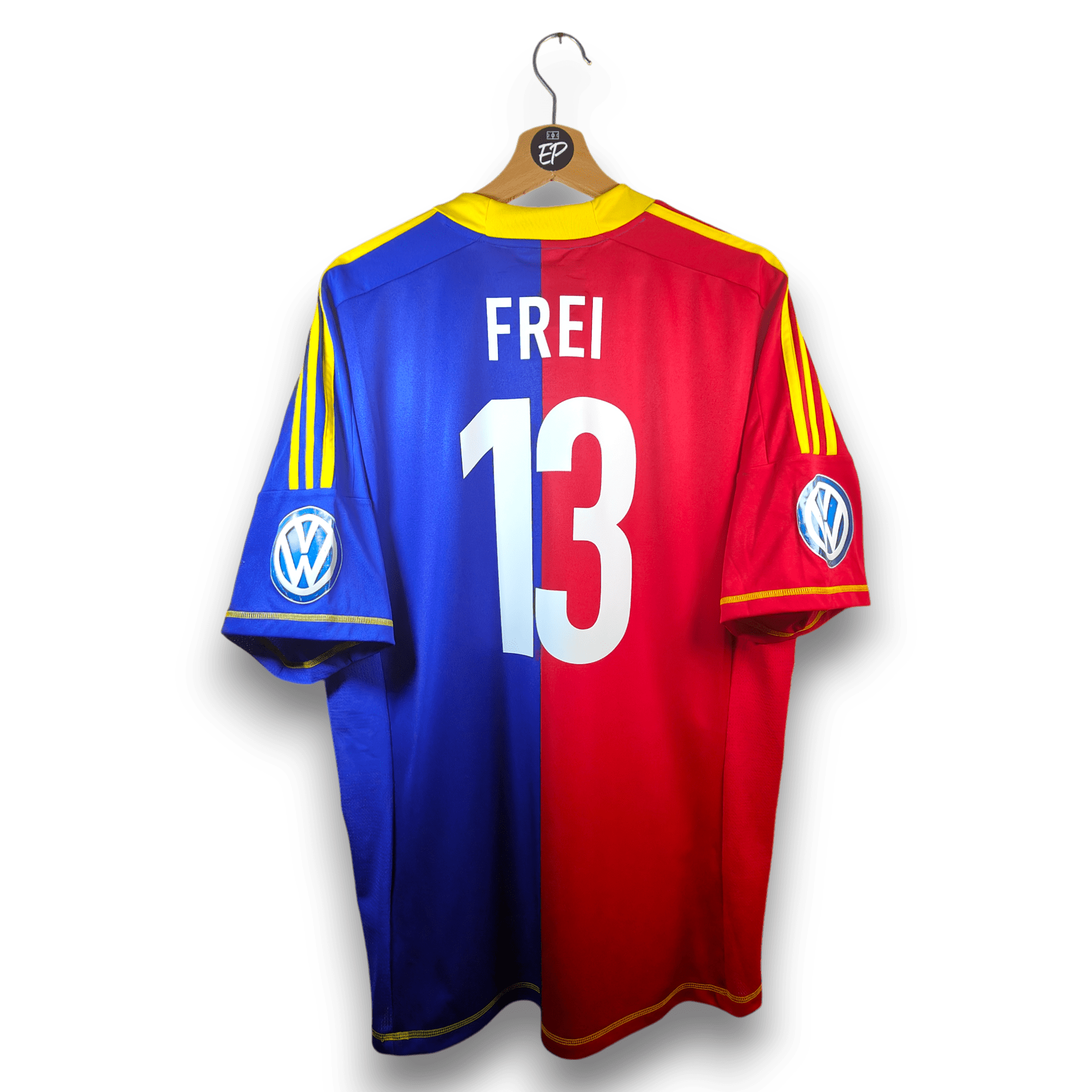 2012 - 13 FC Basel Home Shirt Frei 13 - 7.5/10 - (XL) - Eternal Pitch