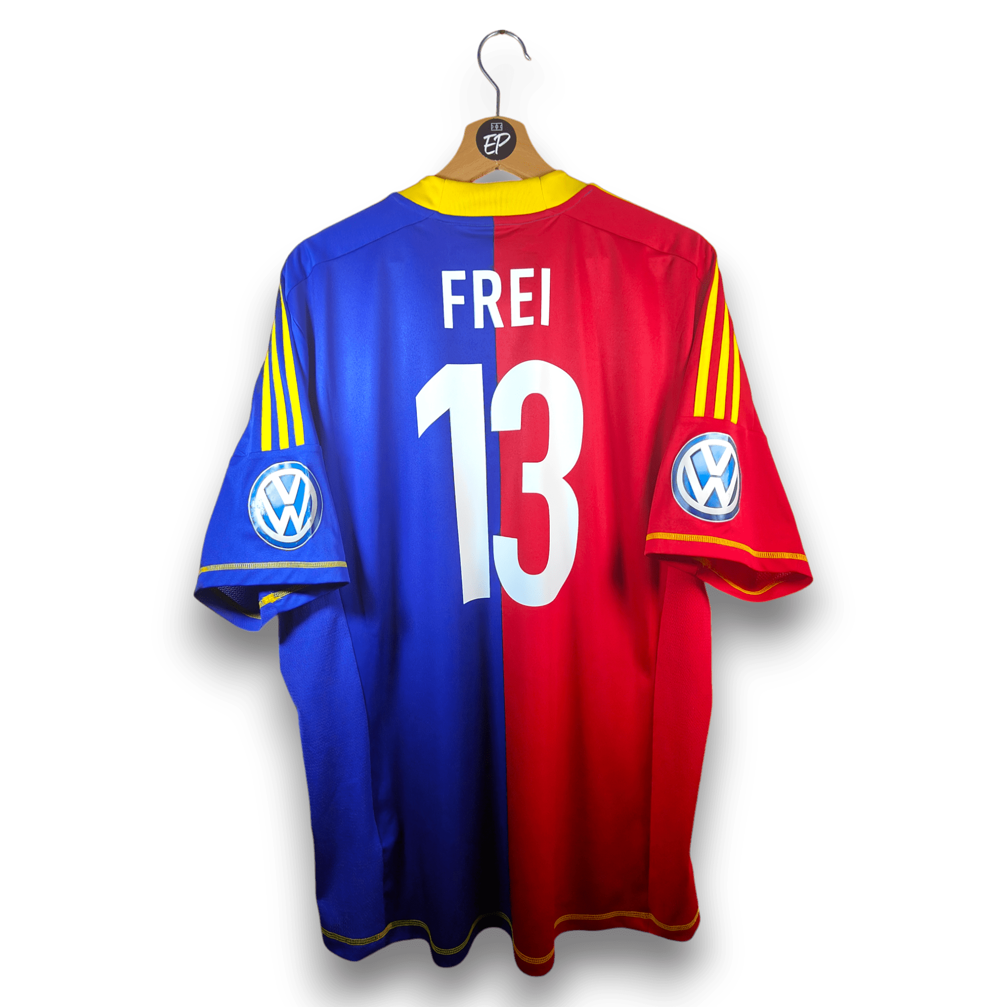 2012 - 13 FC Basel Home Shirt Frei 13 - 7.5/10 - (XL) - Eternal Pitch