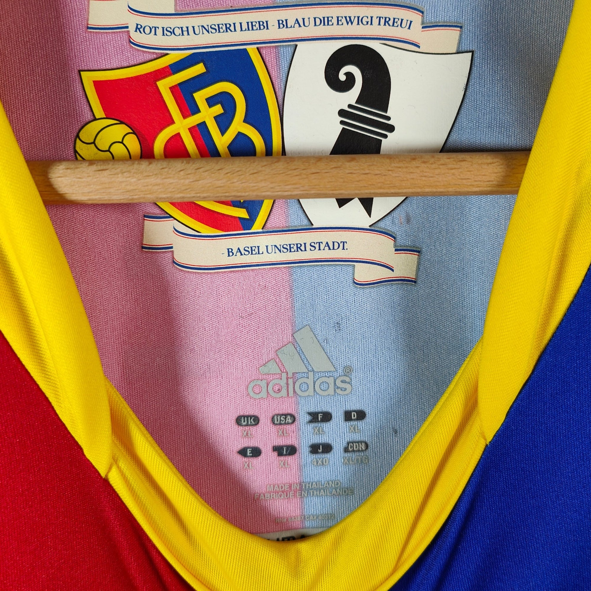 2012 - 13 FC Basel Home Shirt Frei 13 - 7.5/10 - (XL) - Eternal Pitch