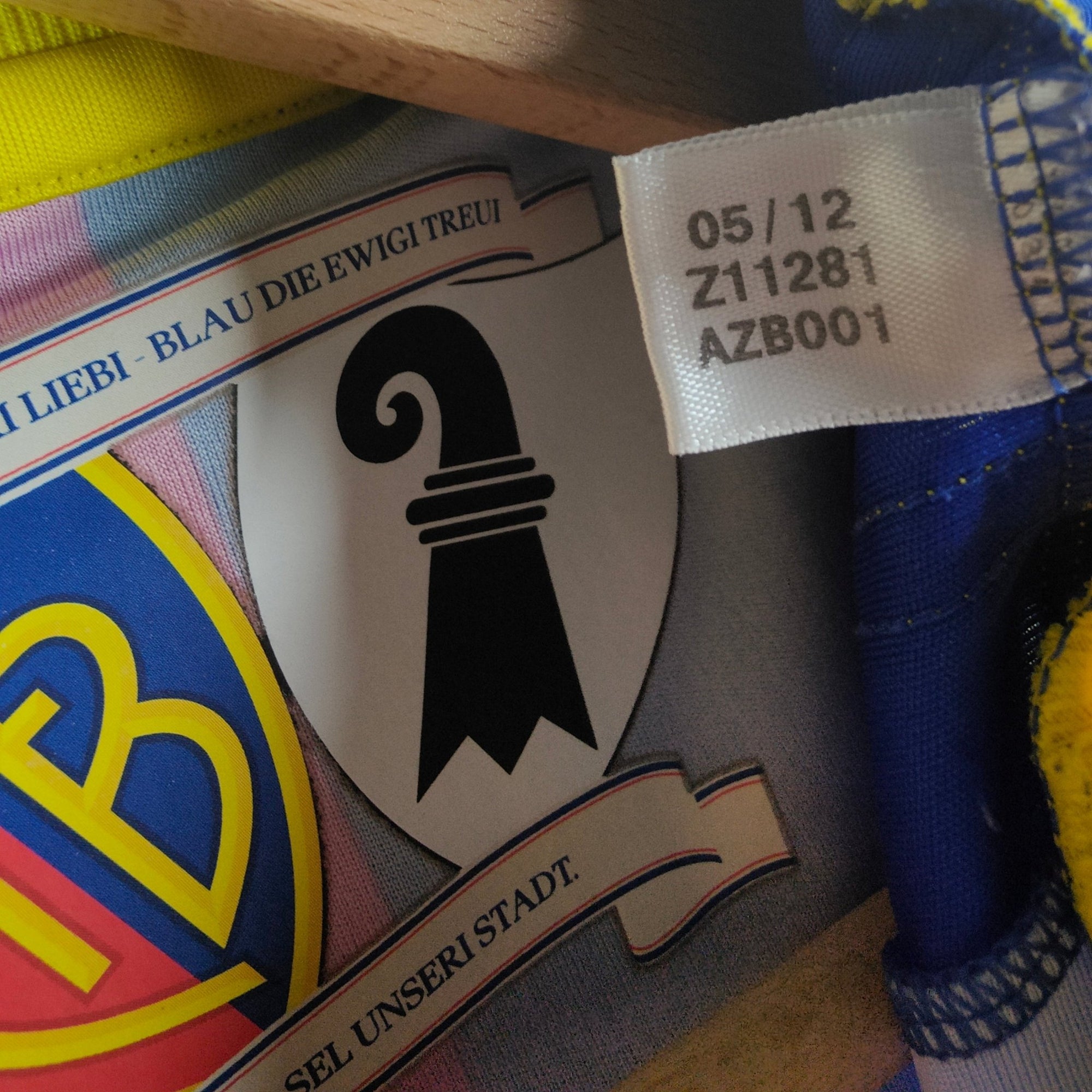 2012 - 13 FC Basel Home Shirt Frei 13 (M) - Eternal Pitch