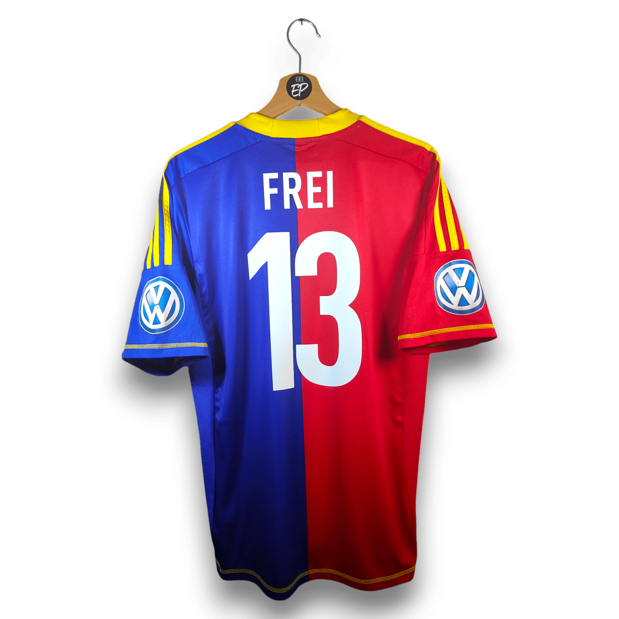 2012 - 13 FC Basel Home Shirt Frei 13 (M) - Eternal Pitch