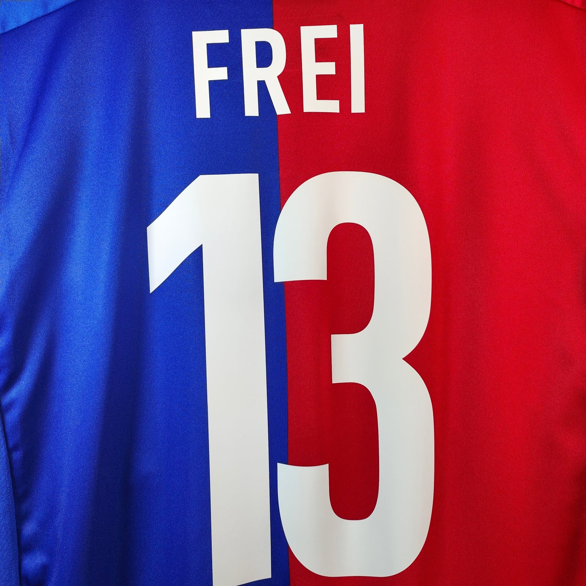 2012 - 13 FC Basel Home Shirt Frei 13 (M) - Eternal Pitch