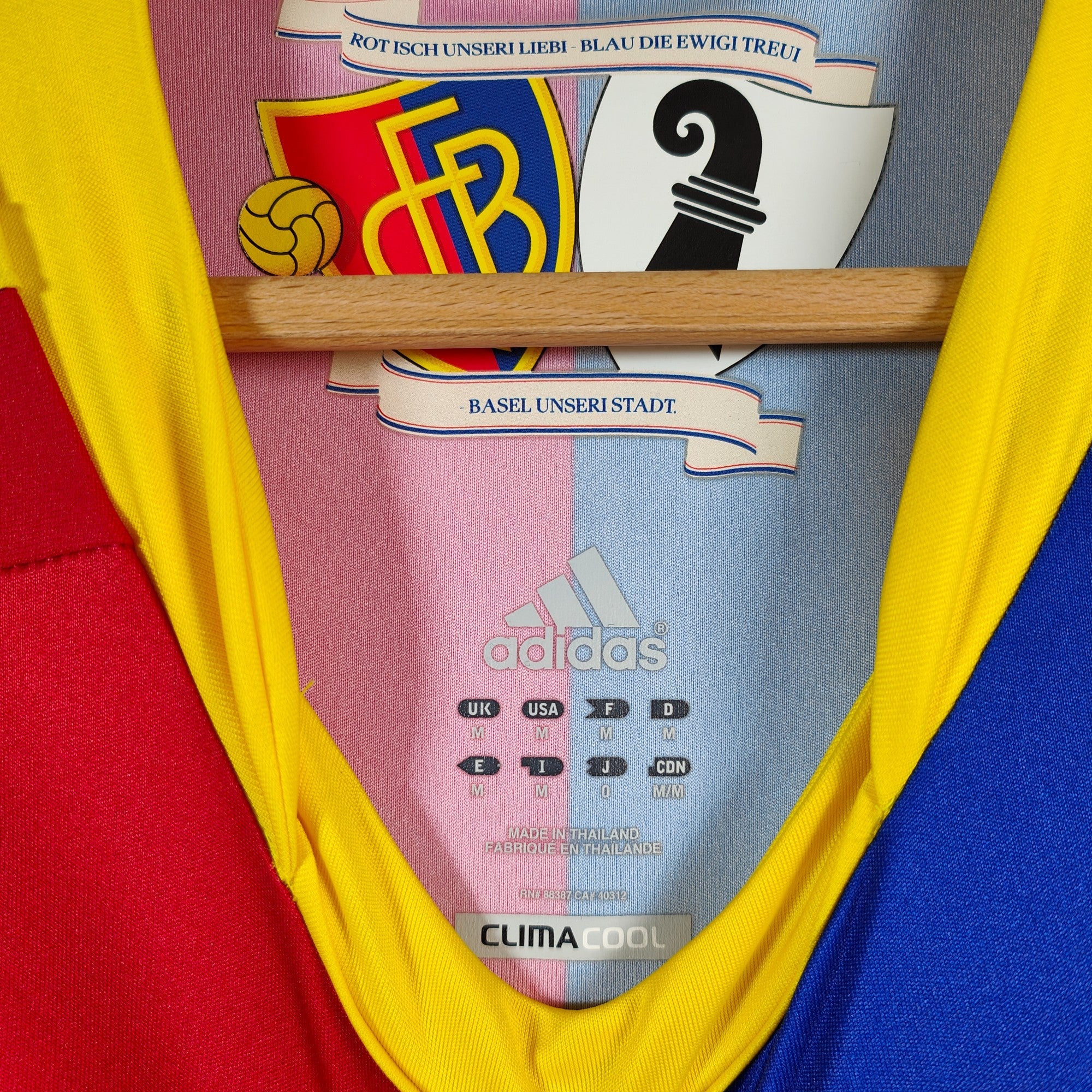 2012 - 13 FC Basel Home Shirt Salah 22 (M) - Eternal Pitch