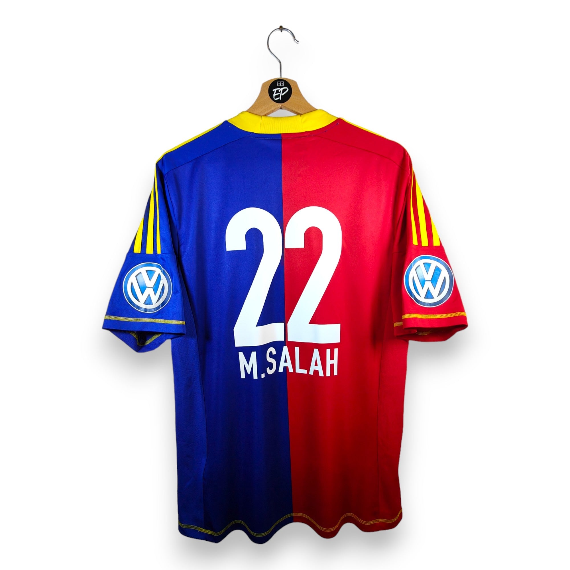 2012 - 13 FC Basel Home Shirt Salah 22 (M) - Eternal Pitch
