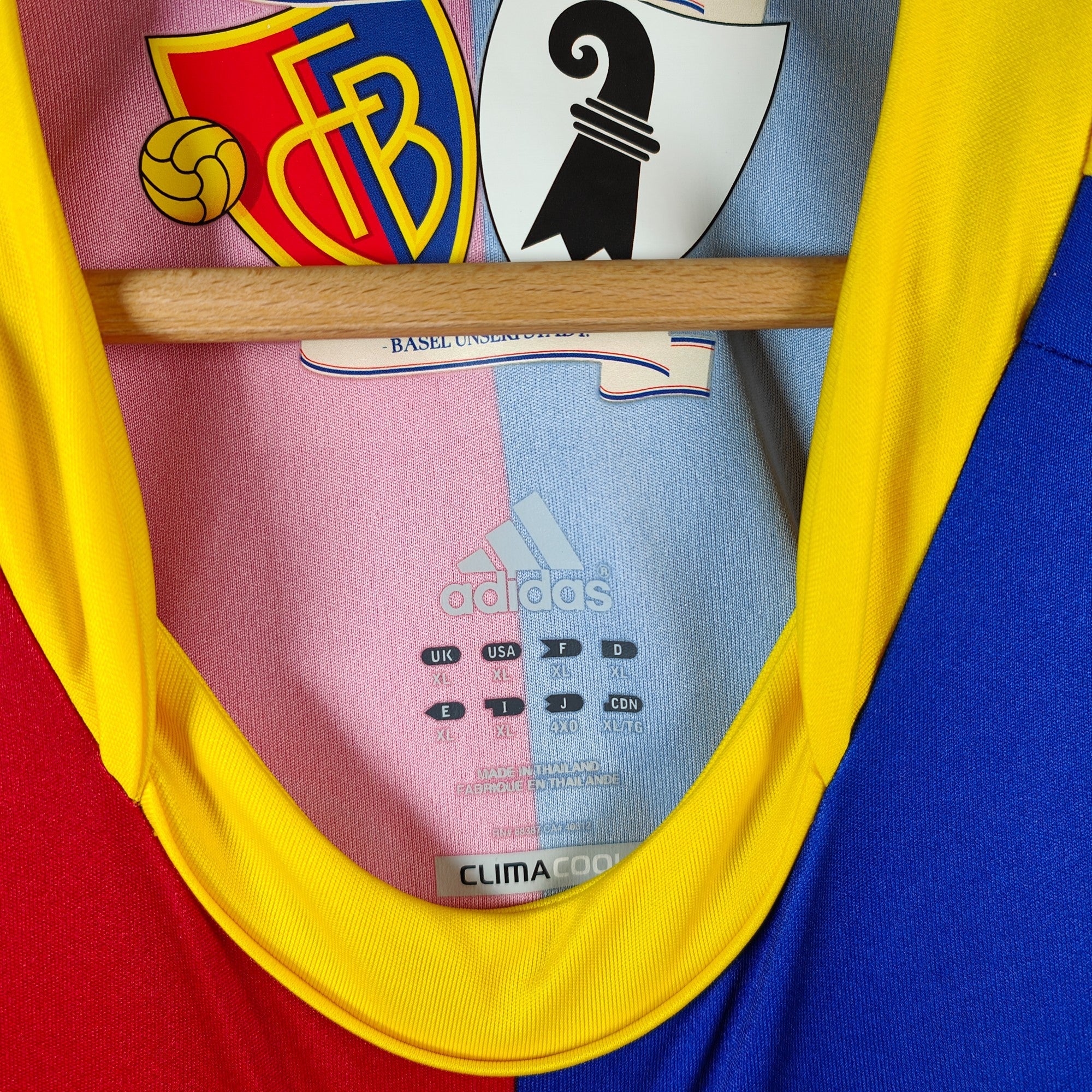 2012 - 13 FC Basel Home Shirt Salah 22 (XL) - Eternal Pitch