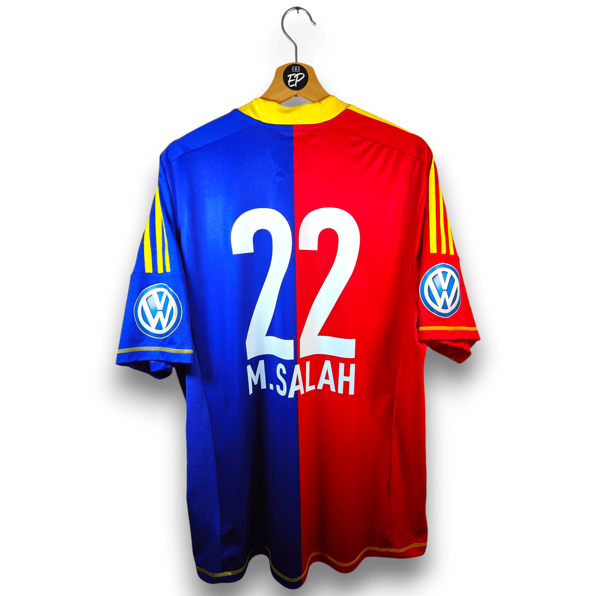 2012 - 13 FC Basel Home Shirt Salah 22 (XL) - Eternal Pitch