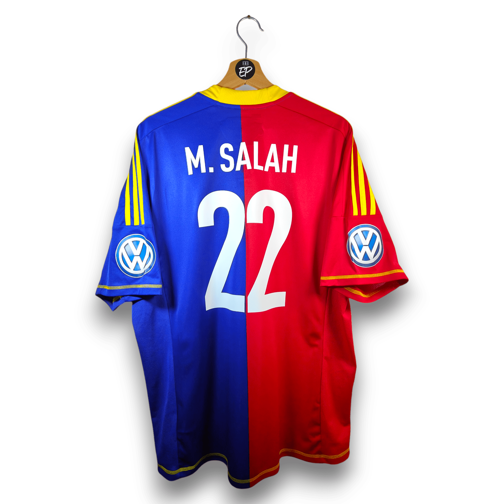 2012 - 13 FC Basel Home Shirt Salah 22 (XL) - Eternal Pitch