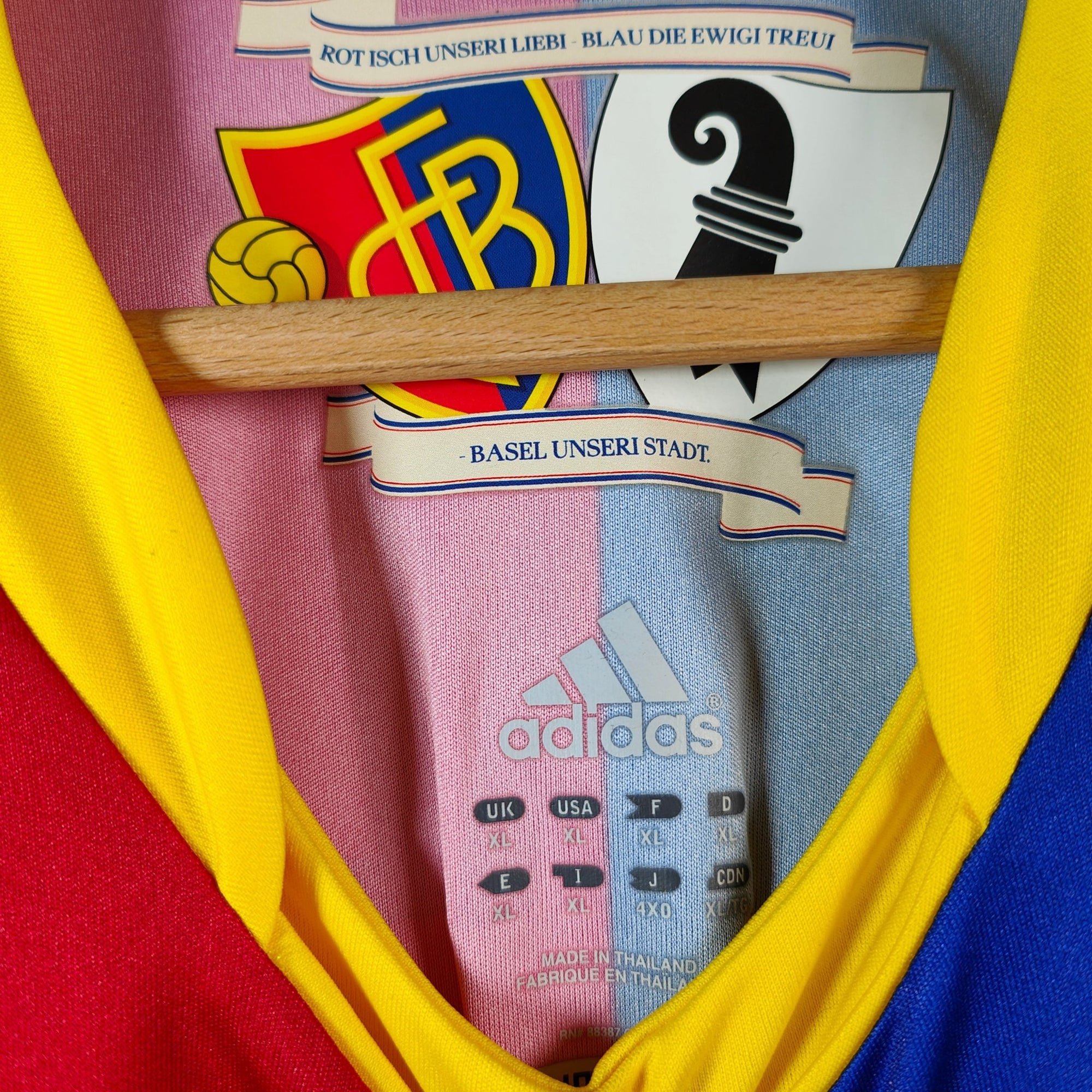 2012 - 13 FC Basel Home Shirt Salah 22 (XL) - Eternal Pitch