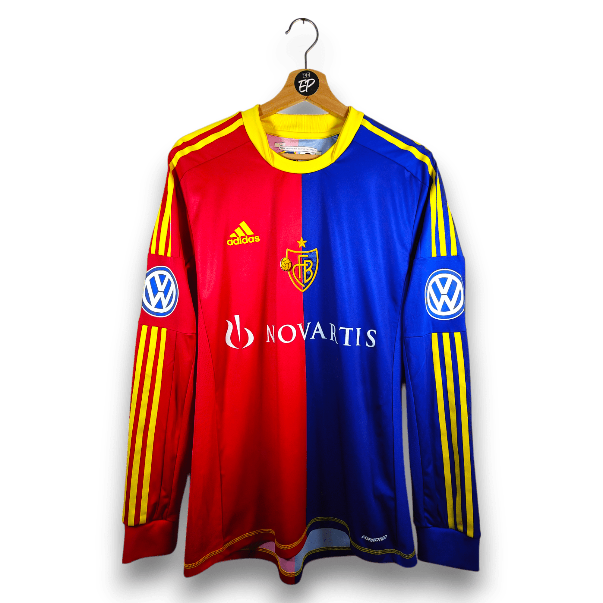 2012 - 13 FC Basel Player Version Home Shirt LS Salah 22 - 9.5/10 - (L) - Eternal Pitch