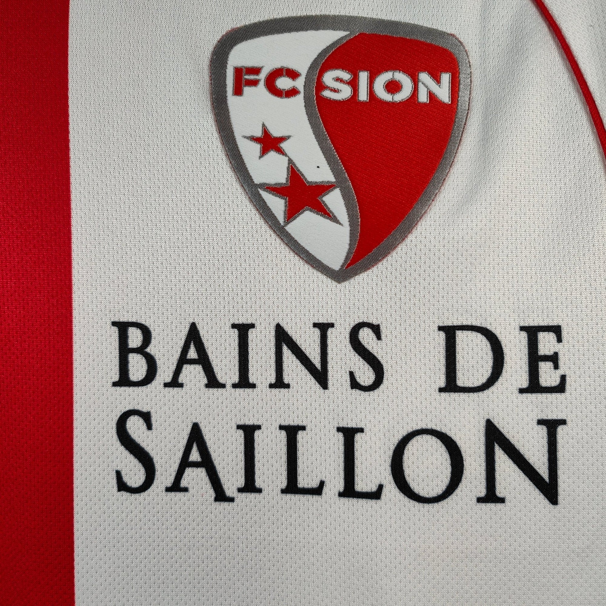 2012 - 13 FC Sion Home Shirt Gattuso 8 - 8.5/10 - (M) - Eternal Pitch