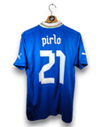 2012 - 13 Italy Home Shirt Pirlo 21 - 8.5/10 - (M) - Eternal Pitch
