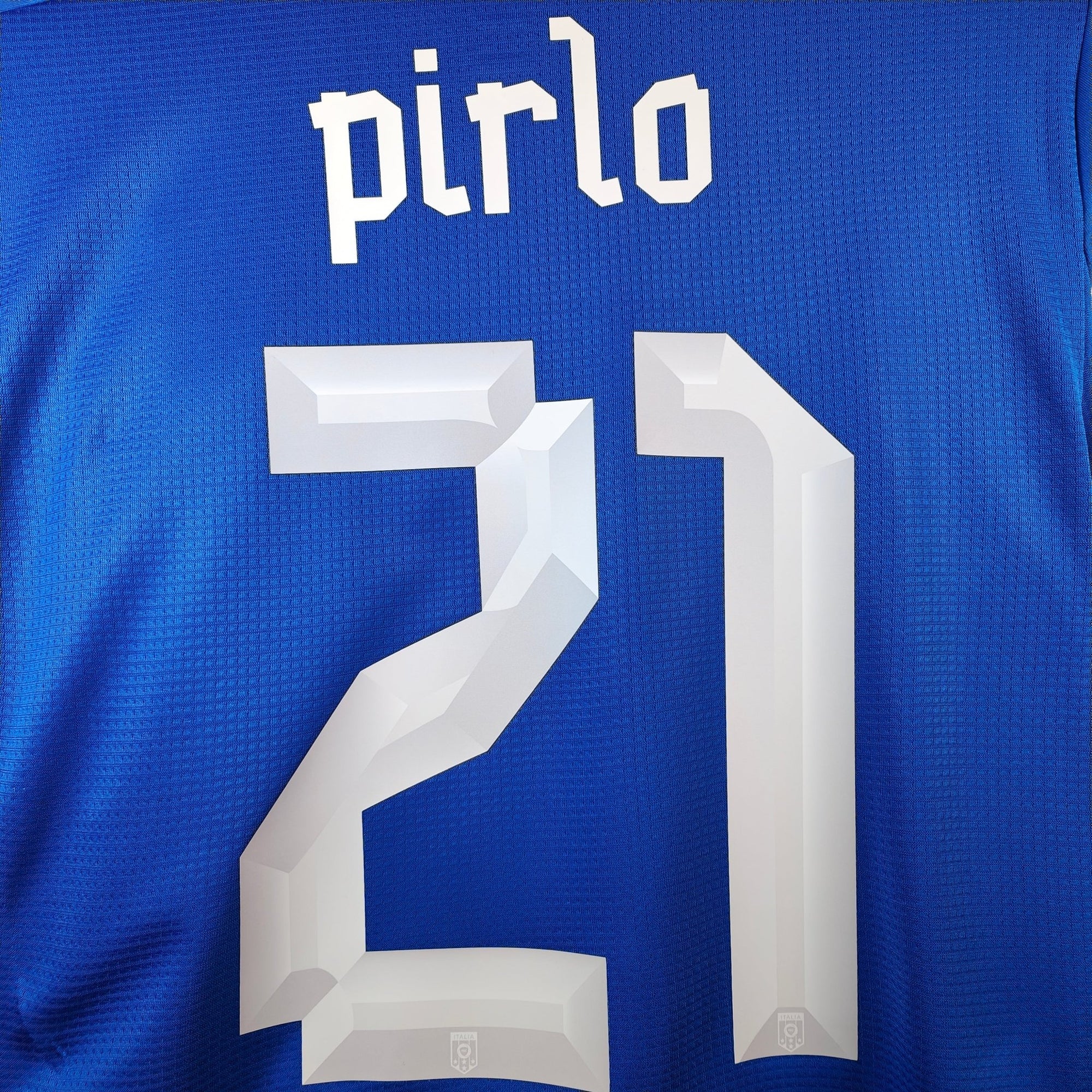2012 - 13 Italy Home Shirt Pirlo 21 - 8.5/10 - (M) - Eternal Pitch
