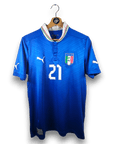 2012 - 13 Italy Home Shirt Pirlo 21 - 9.5/10 - (M) - Eternal Pitch