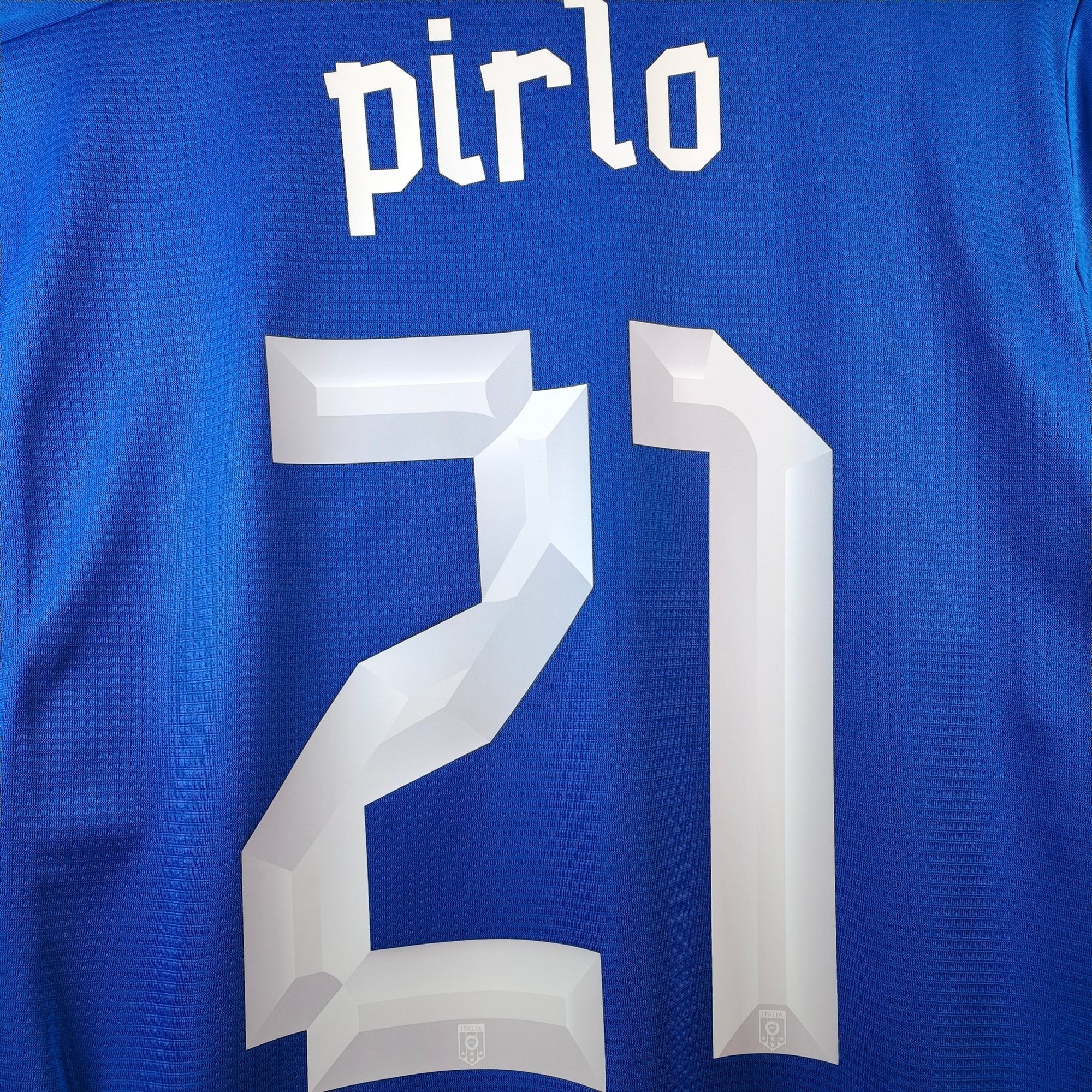 2012 - 13 Italy Home Shirt Pirlo 21 - 9.5/10 - (M) - Eternal Pitch