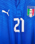 2012 - 13 Italy Home Shirt Pirlo 21 (M) - Eternal Pitch