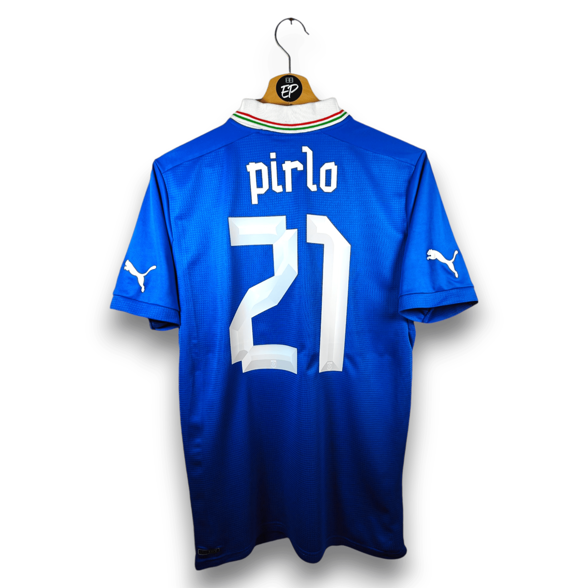 2012 - 13 Italy Home Shirt Pirlo 21 (M) - Eternal Pitch