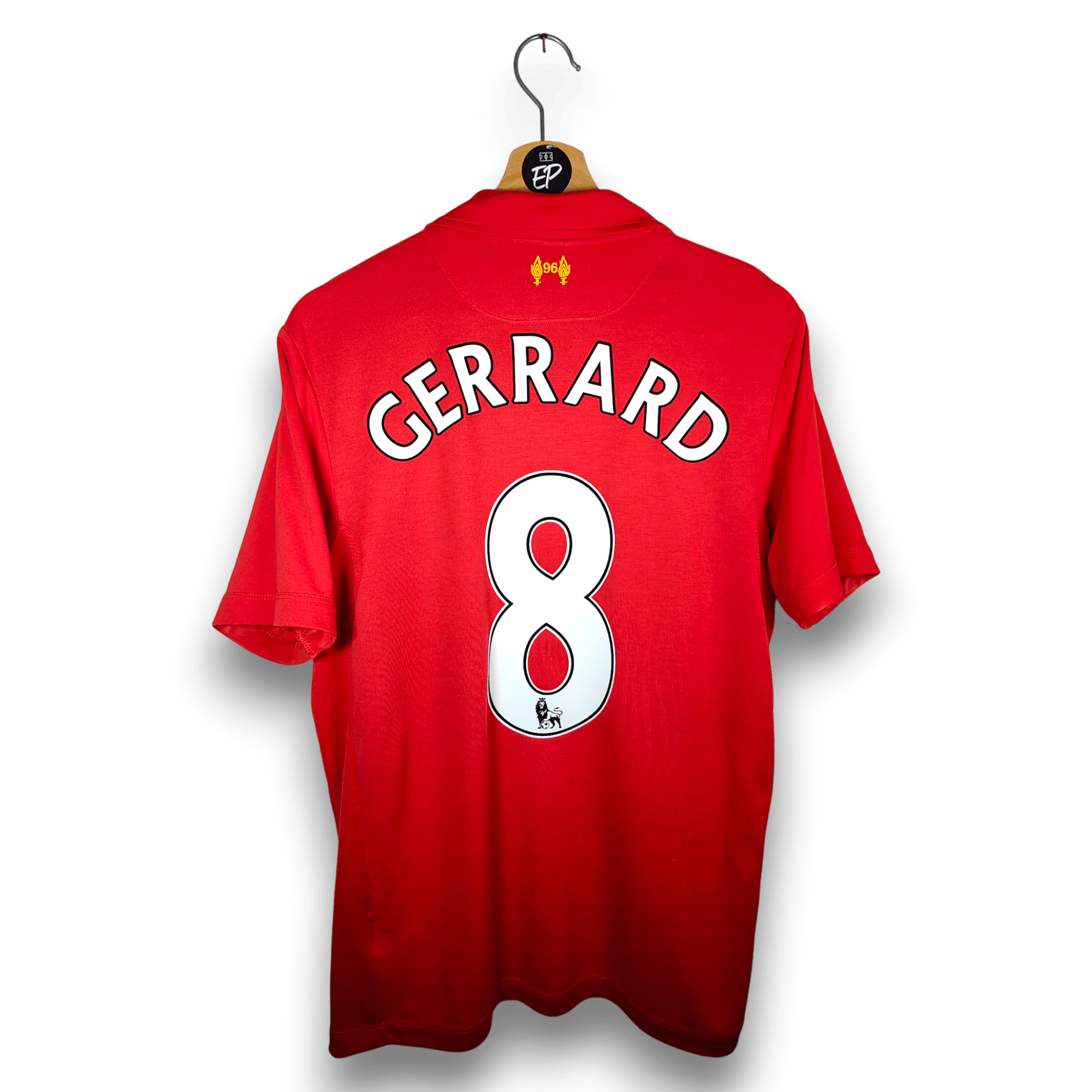 2012 - 13 Liverpool Home Shirt Gerrard 8 - 9.5/10 - (M) - Eternal Pitch