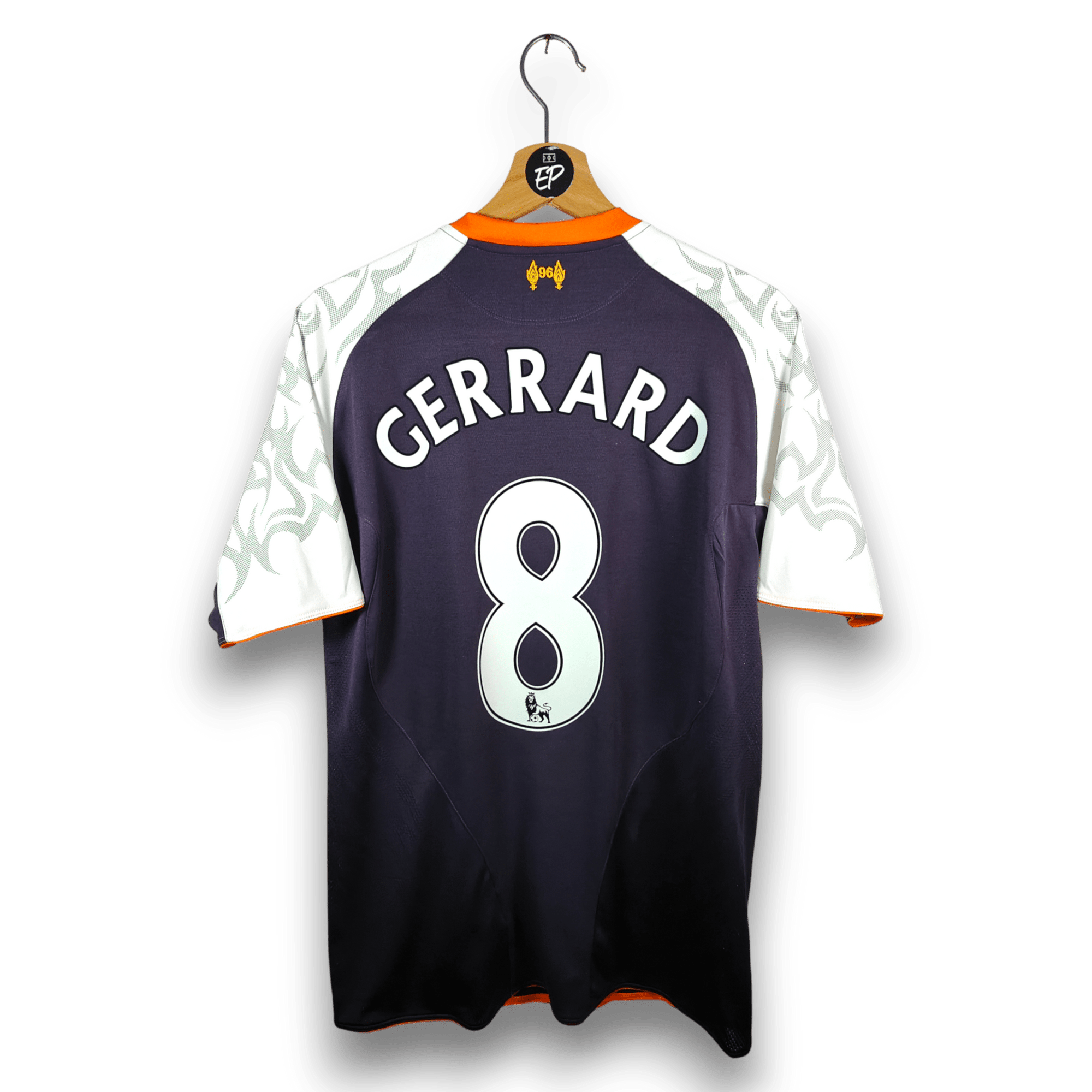 2012 - 13 Liverpool Third Shirt Gerrard 8 - 8/10 - (M) - Eternal Pitch