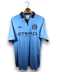 2012 - 13 Manchester City Home Shirt Kompany 4 - 9.5/10 - (M40) - Eternal Pitch
