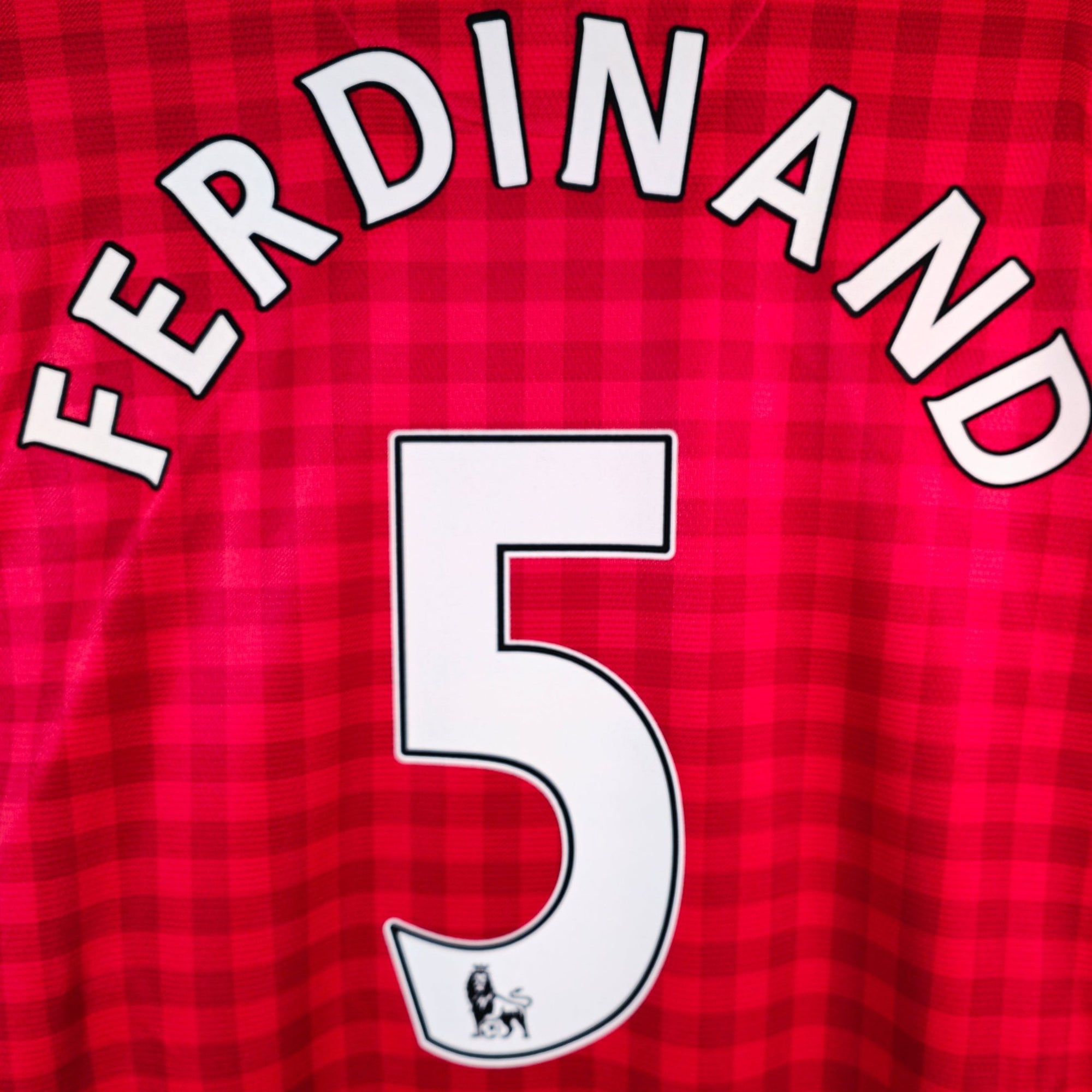 2012 - 13 Manchester United Home Shirt Ferdinand 5 - 9/10 - (XL) - Eternal Pitch
