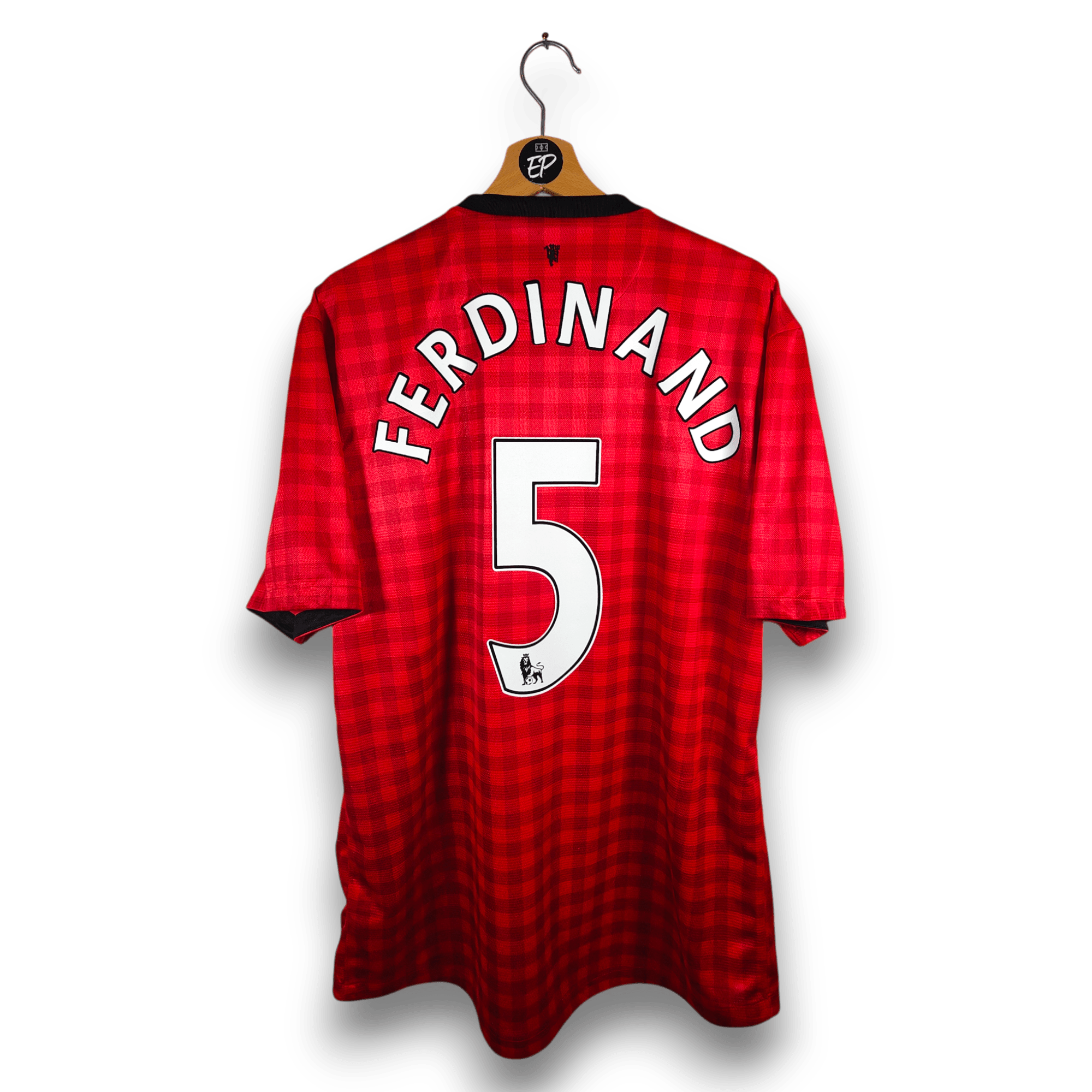 2012 - 13 Manchester United Home Shirt Ferdinand 5 - 9/10 - (XL) - Eternal Pitch
