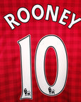 2012 - 13 Manchester United Home Shirt Rooney 10 - 9.5/10 - (M) - Eternal Pitch