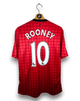 2012 - 13 Manchester United Home Shirt Rooney 10 - 9.5/10 - (M) - Eternal Pitch