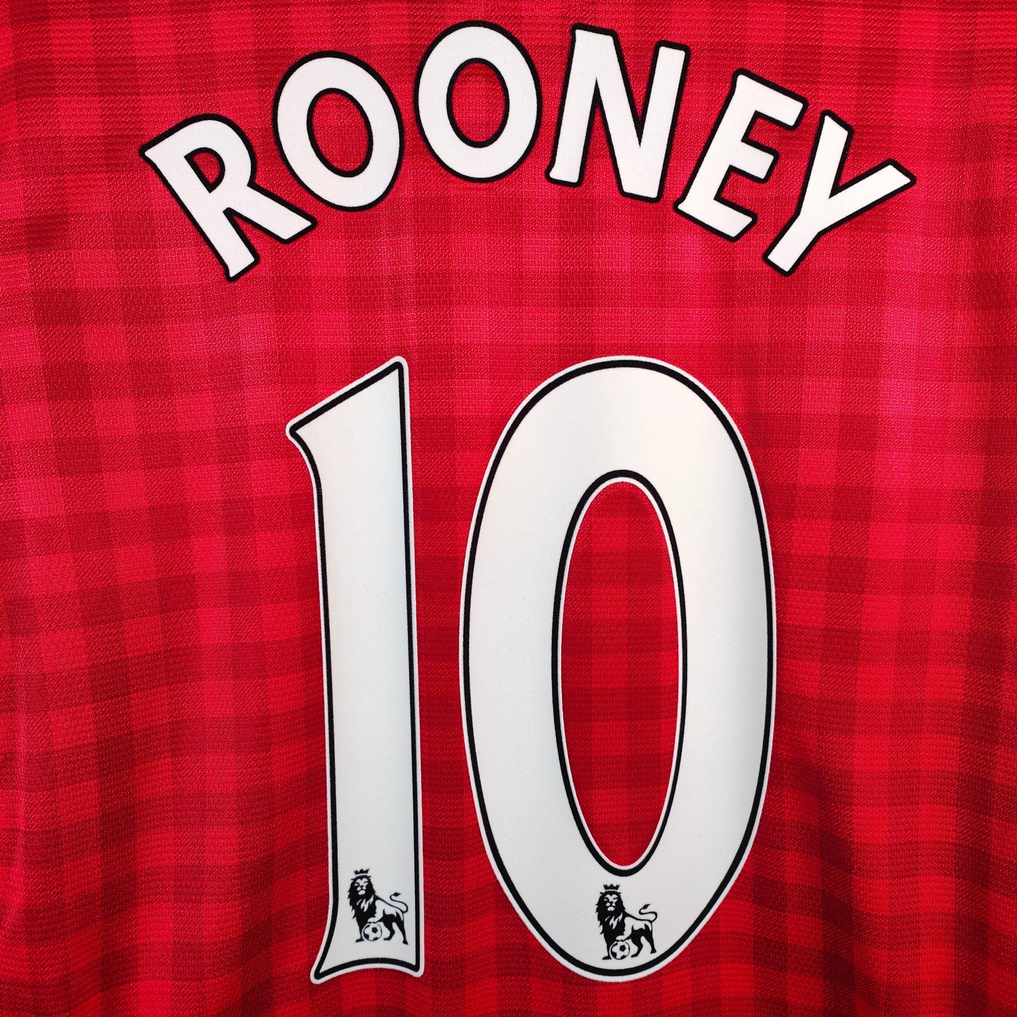 2012 - 13 Manchester United Home Shirt Rooney LS 10 - 9.5/10 - (M) - Eternal Pitch