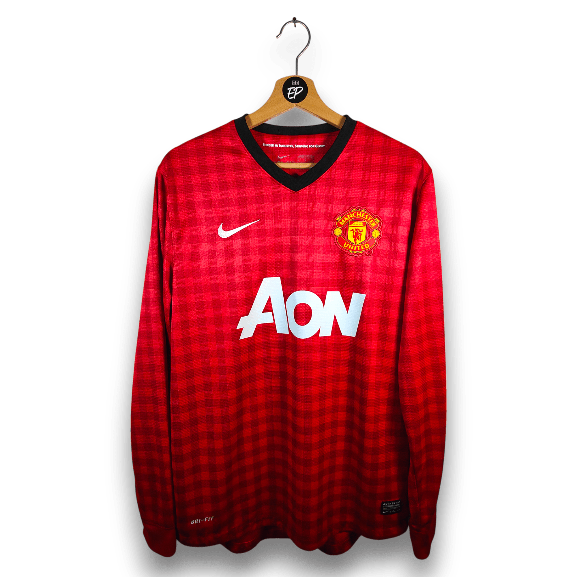 2012 - 13 Manchester United Home Shirt Rooney LS 10 - 9.5/10 - (M) - Eternal Pitch