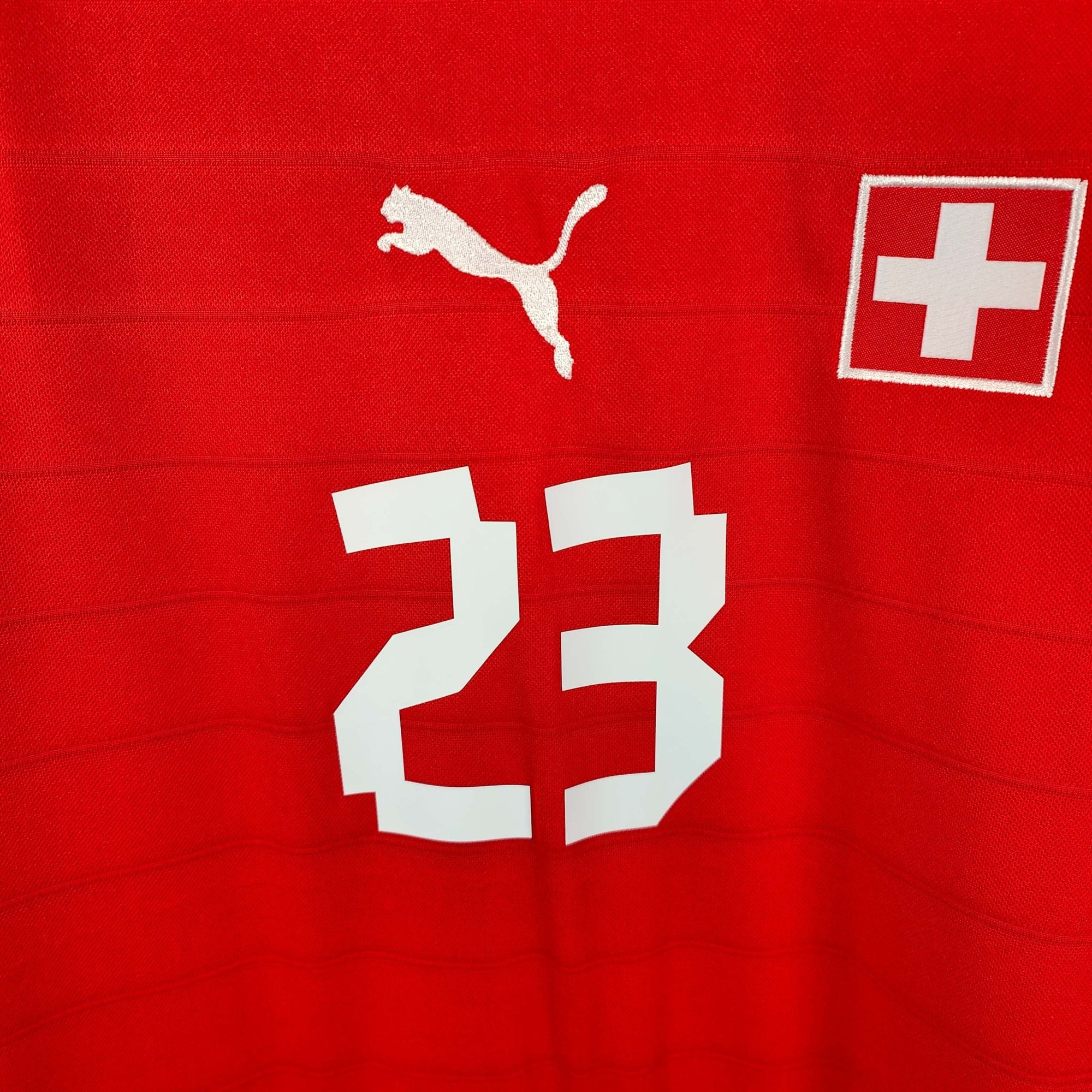 2012 - 13 Switzerland Home Shirt Shaqiri 23 - 9.5/10 - (XL) - Eternal Pitch