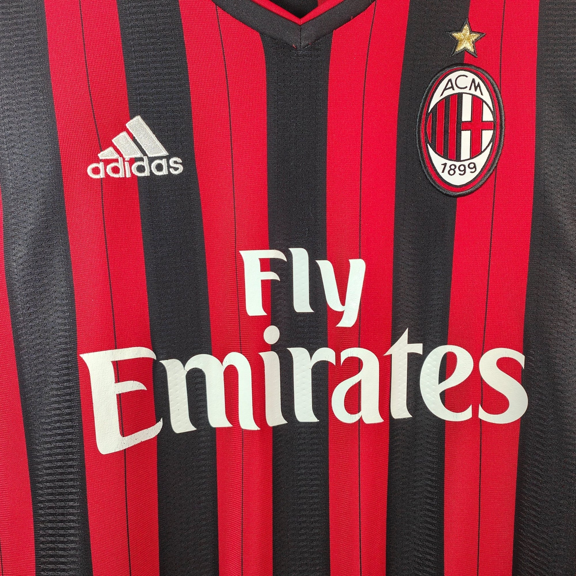 2013 - 14 AC Milan Home Shirt Balotelli 45 - 6/10 - (M) - Eternal Pitch