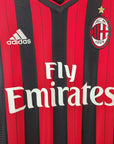 2013 - 14 AC Milan Home Shirt Balotelli 45 - 6/10 - (M) - Eternal Pitch