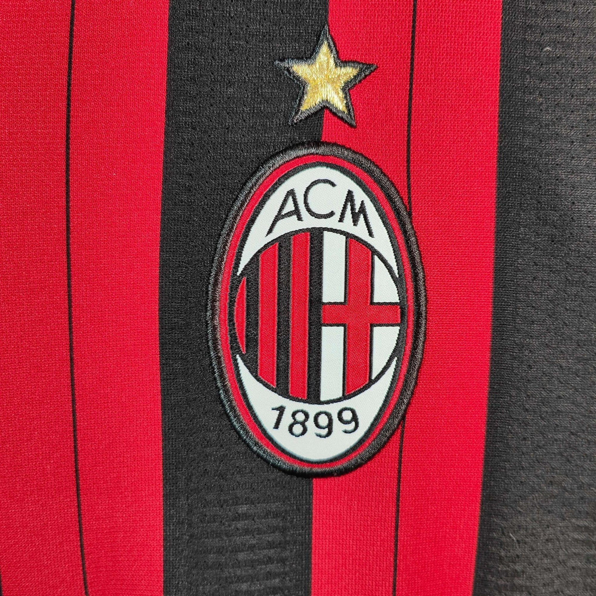 2013 - 14 AC Milan Home Shirt Balotelli 45 - 8.5/10 - (M) - Eternal Pitch