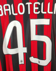 2013 - 14 AC Milan Home Shirt Balotelli 45 - 9/10 - (XL) - Eternal Pitch