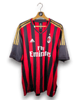 2013 - 14 AC Milan Home Shirt Balotelli 45 - 9/10 - (XL) - Eternal Pitch