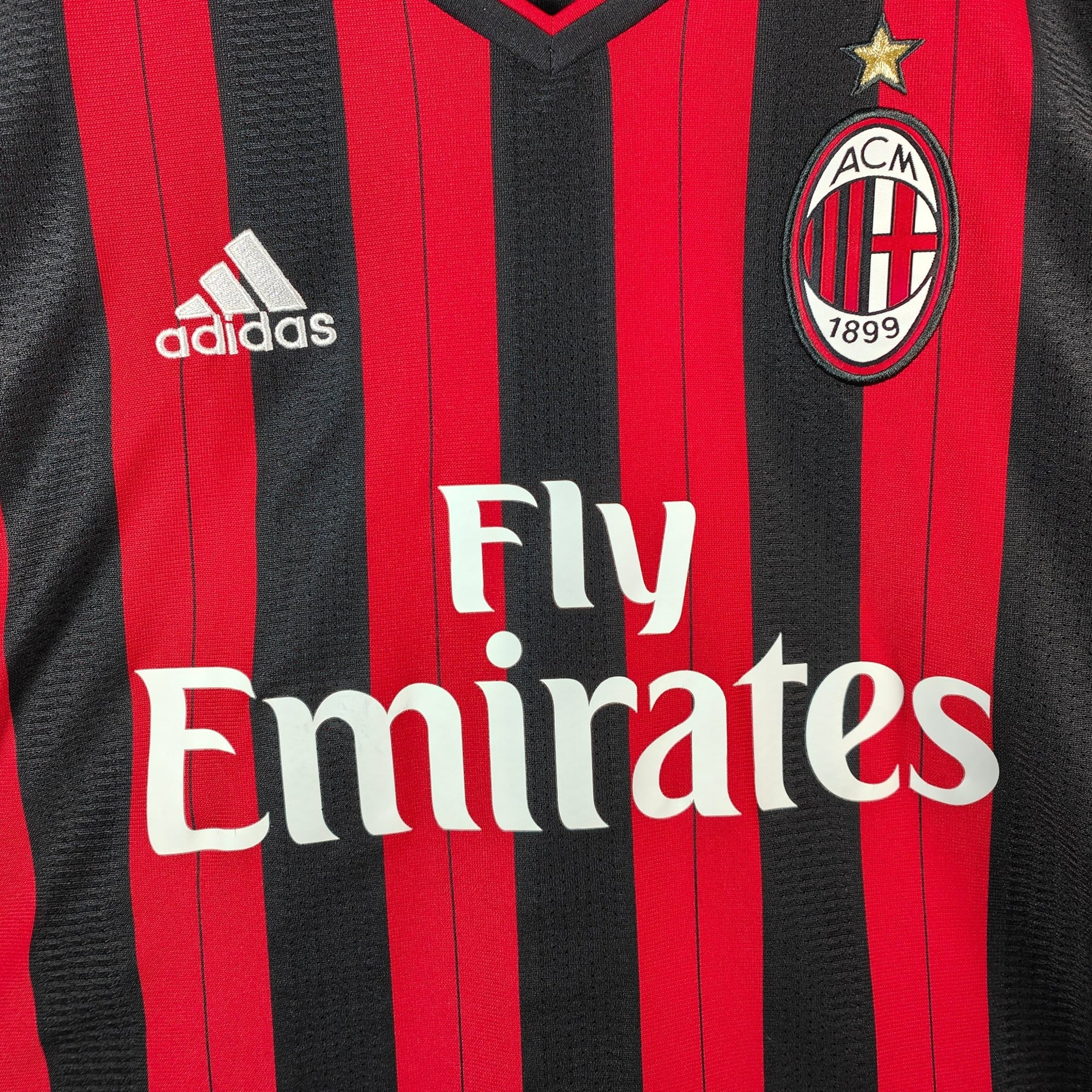 2013 - 14 AC Milan Home Shirt Balotelli 45 - 9/10 - (XL) - Eternal Pitch