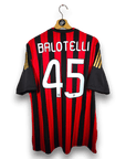 2013 - 14 AC Milan Home Shirt Balotelli 45 - 9.5/10 - (L) - Eternal Pitch