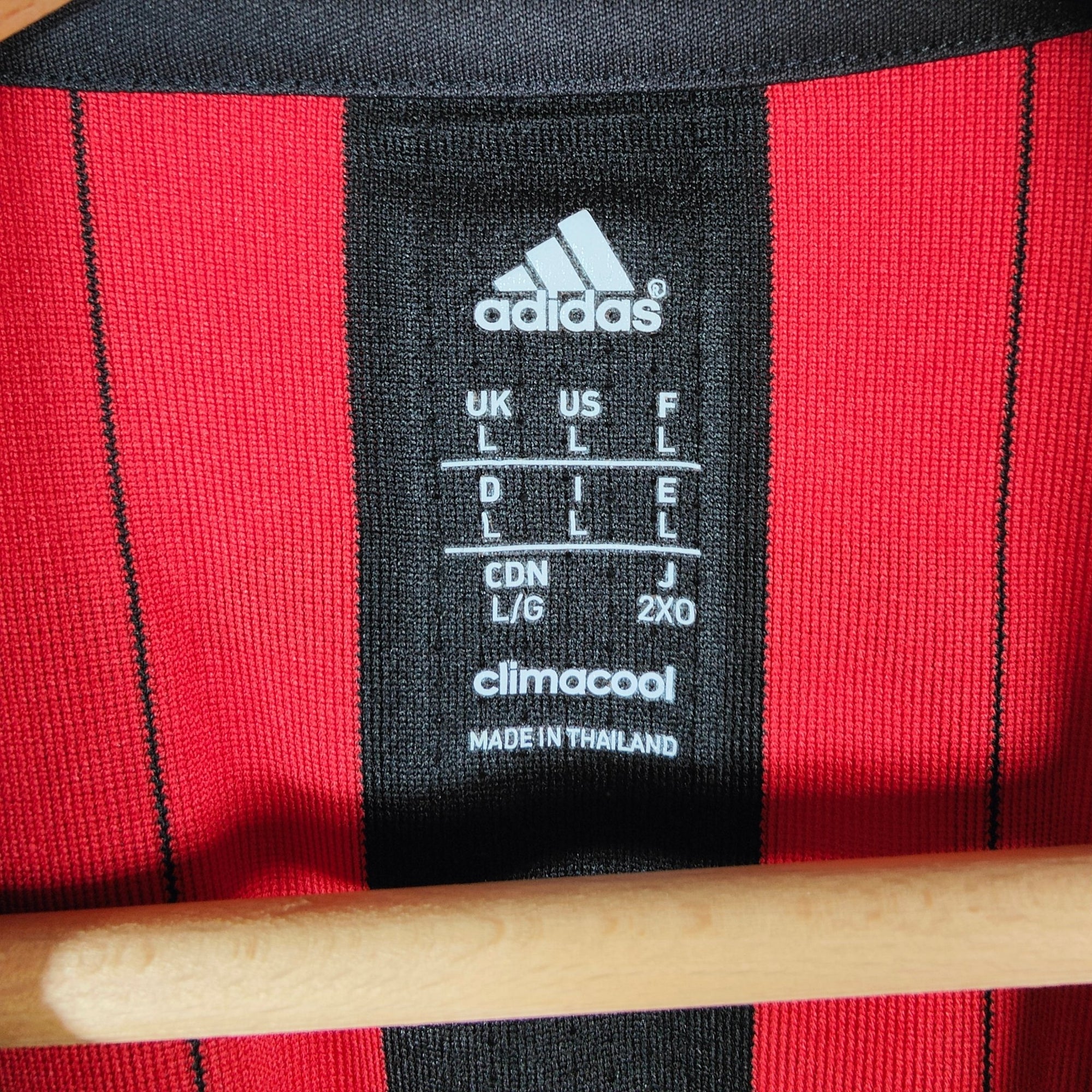 2013 - 14 AC Milan Home Shirt Balotelli 45 - 9.5/10 - (L) - Eternal Pitch