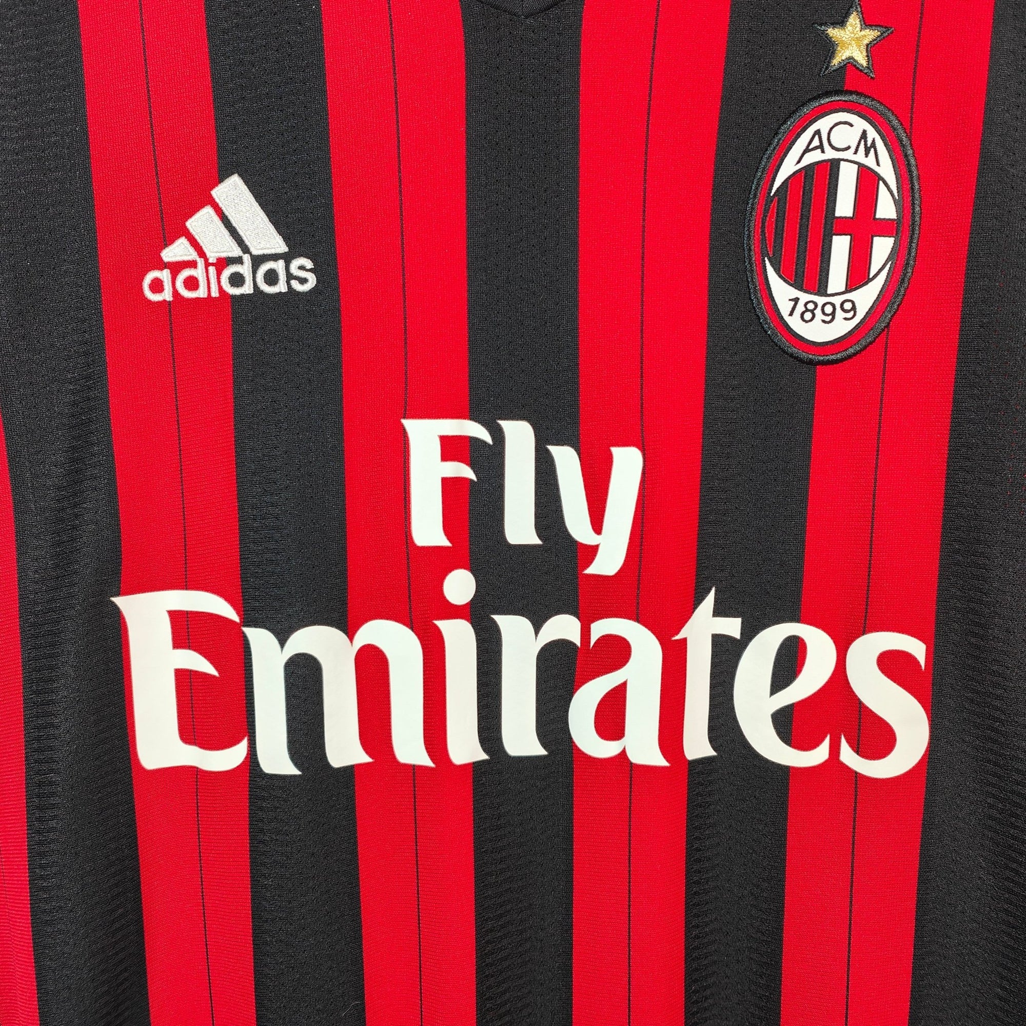2013 - 14 AC Milan Home Shirt Balotelli 45 - 9.5/10 - (L) - Eternal Pitch