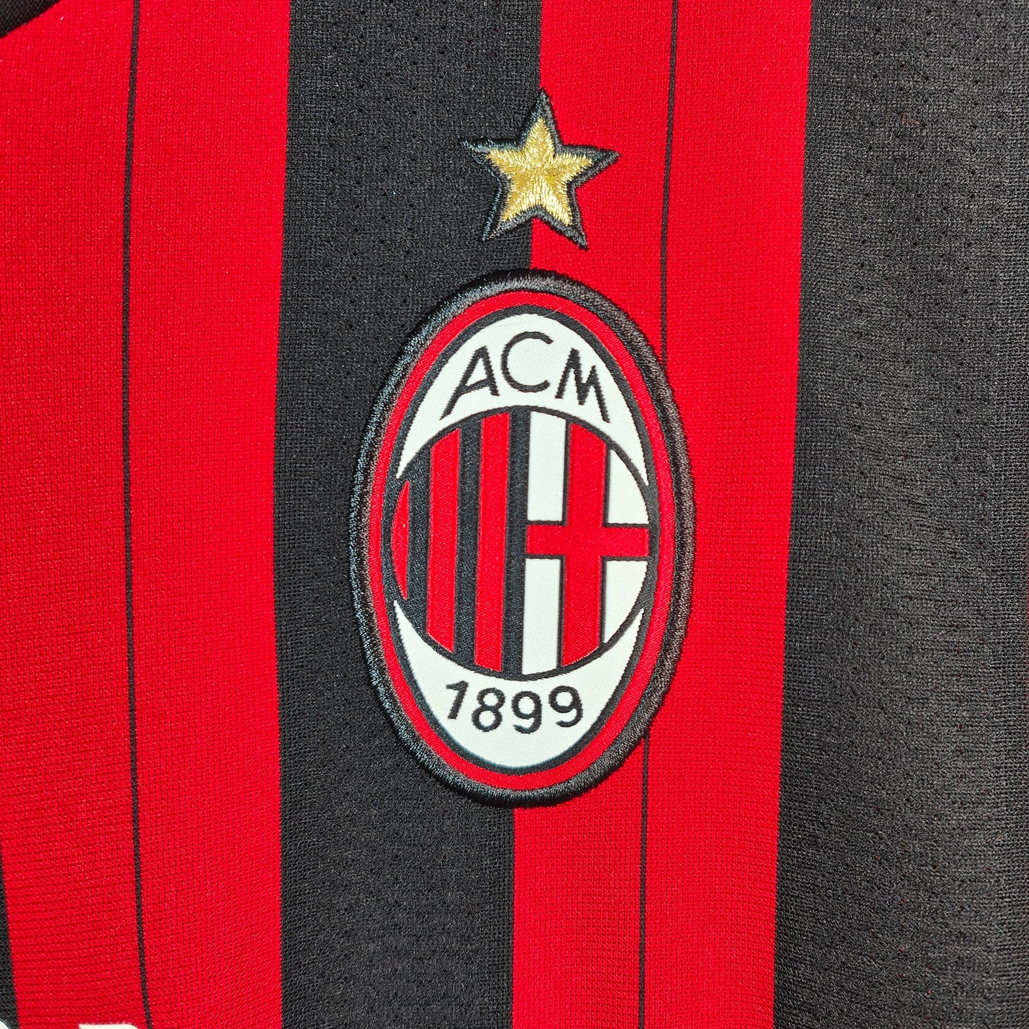 2013 - 14 AC Milan Home Shirt Balotelli 45 - 9.5/10 - (L) - Eternal Pitch