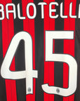2013 - 14 AC Milan Home Shirt Balotelli 45 - 9.5/10 - (L) - Eternal Pitch