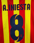 2013 - 14 FC Barcelona Away Shirt Iniesta 8 - 8.5/10 - (S) - Eternal Pitch