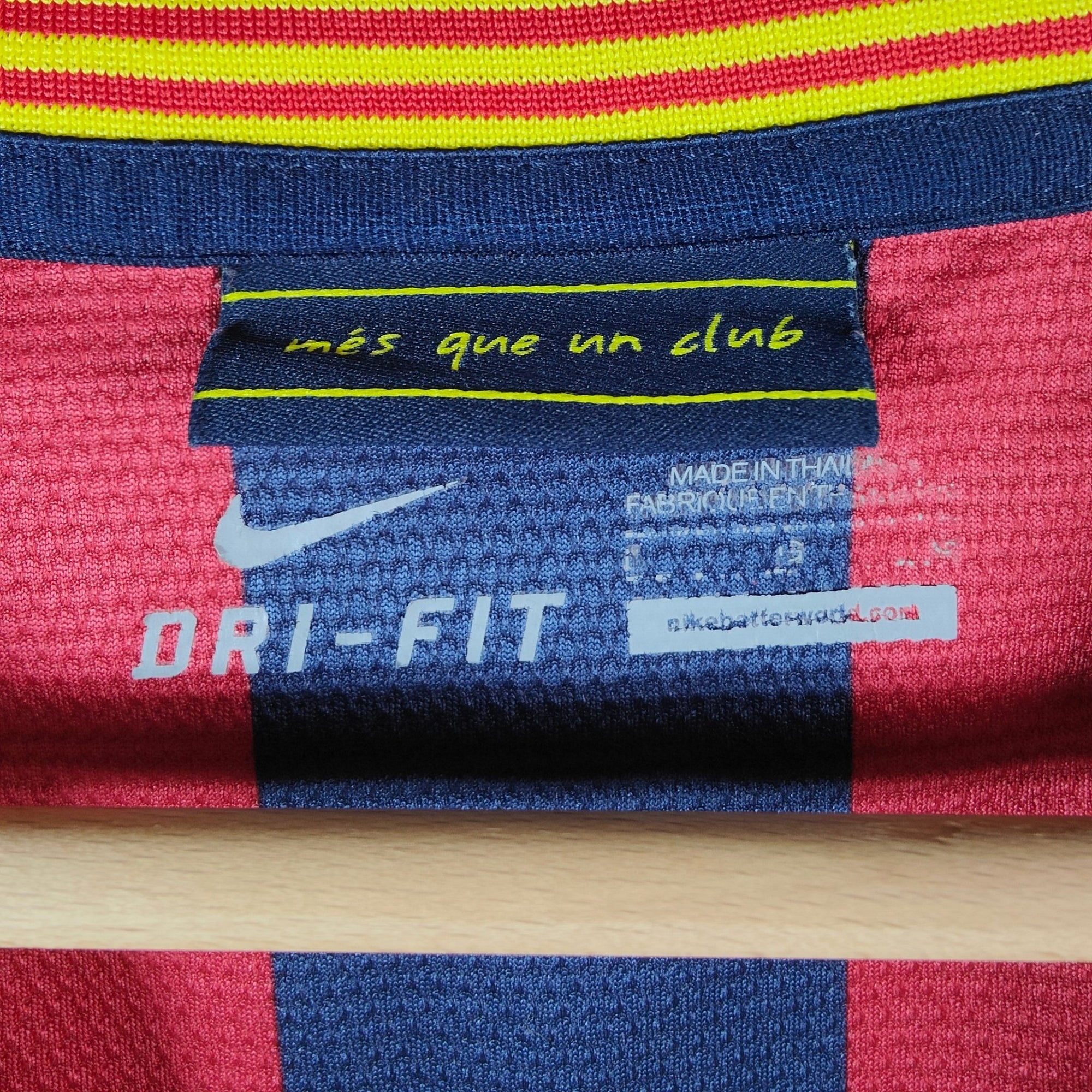 2013 - 14 FC Barcelona Home Shirt Basketball - 8/10 - (L) - Eternal Pitch