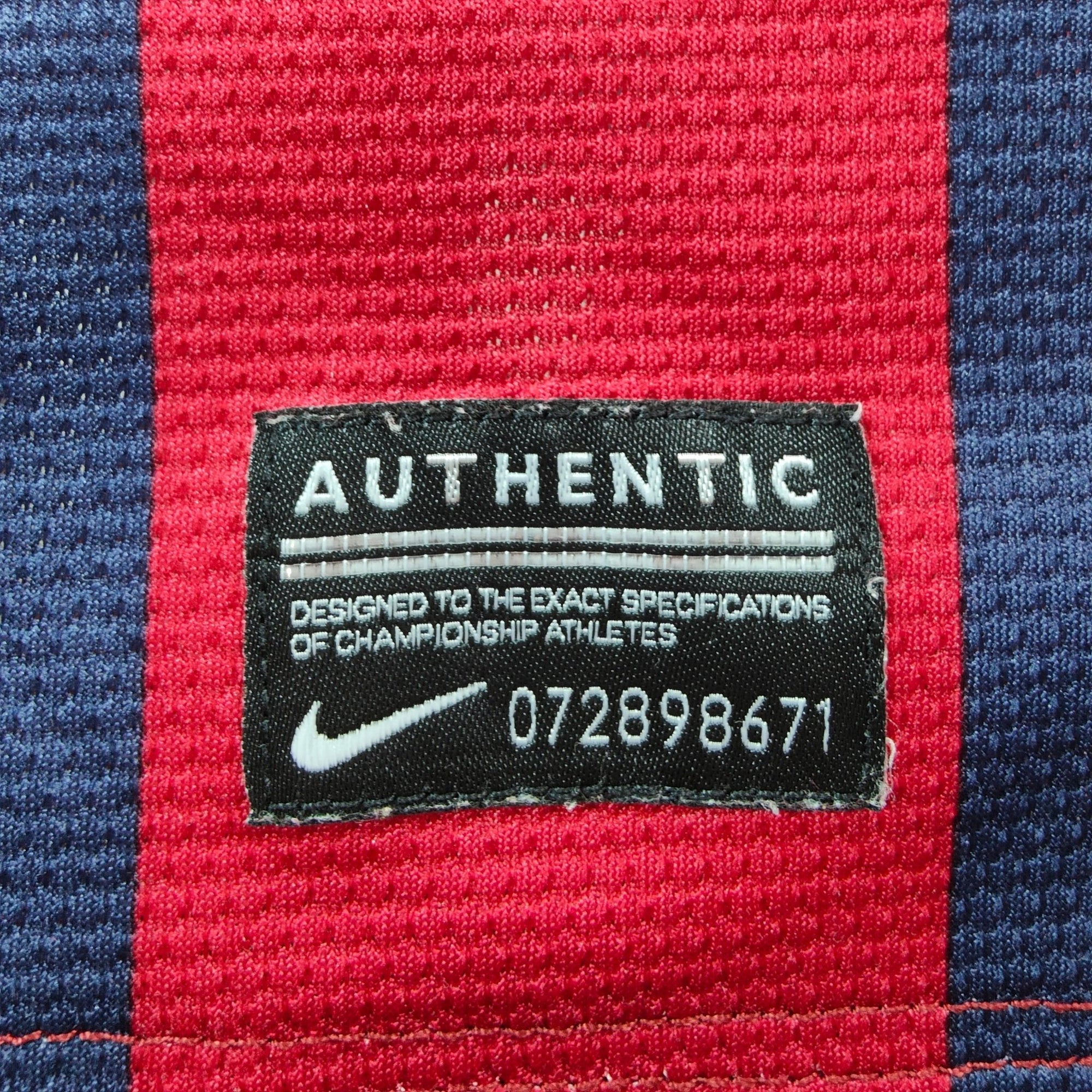 2013 - 14 FC Barcelona Home Shirt Basketball - 8/10 - (L) - Eternal Pitch