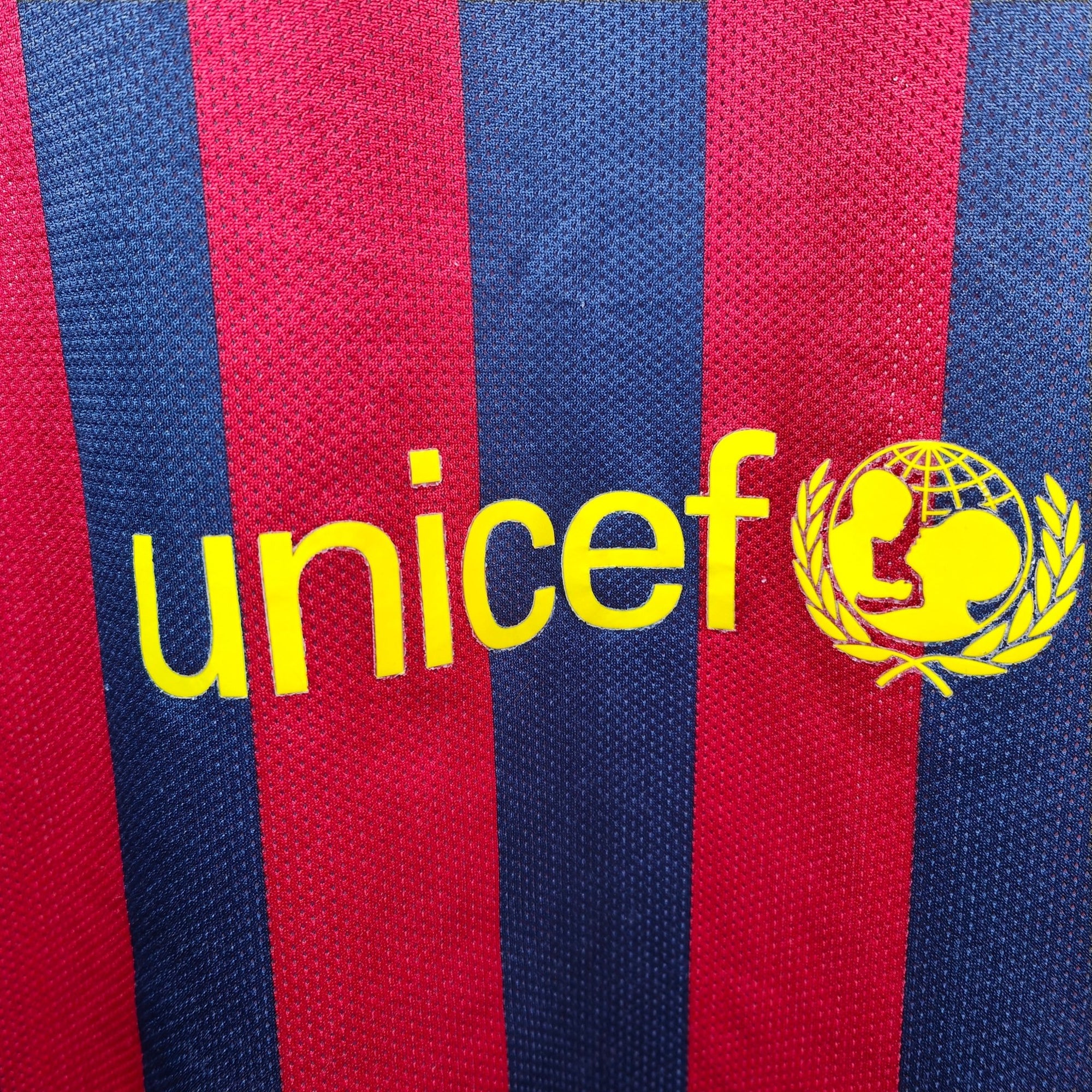 2013 - 14 FC Barcelona Home Shirt Basketball - 8/10 - (L) - Eternal Pitch