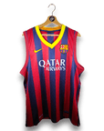 2013 - 14 FC Barcelona Home Shirt Basketball - 8/10 - (L) - Eternal Pitch