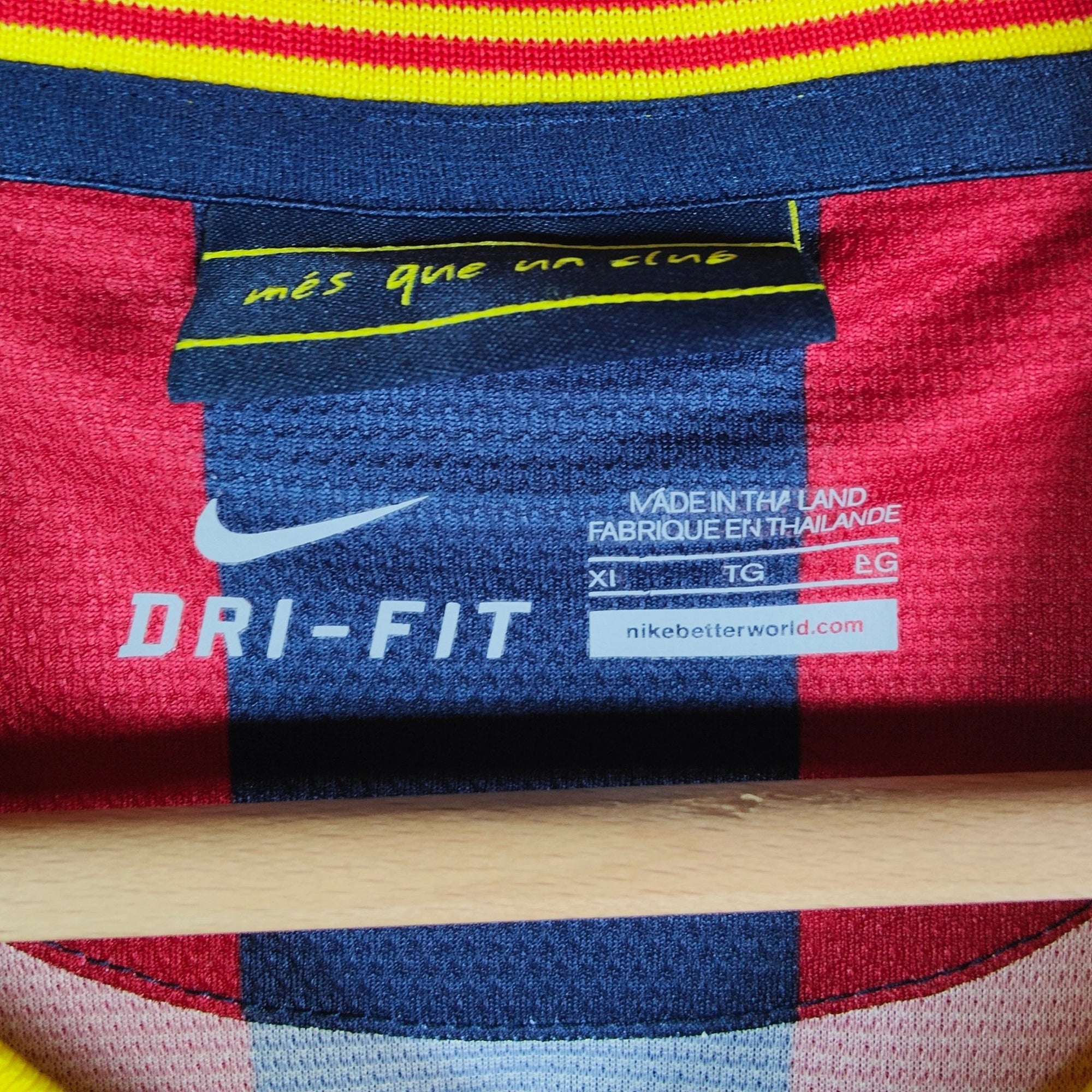 2013 - 14 FC Barcelona Home Shirt Neymar 11 - 9/10 - (XL) - Eternal Pitch